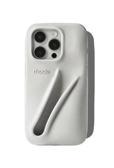 rhode iPhone 16 Pro ケース Rhode Capa para lábios cinza (iPhone 16 pro max) | Amazon.com.br